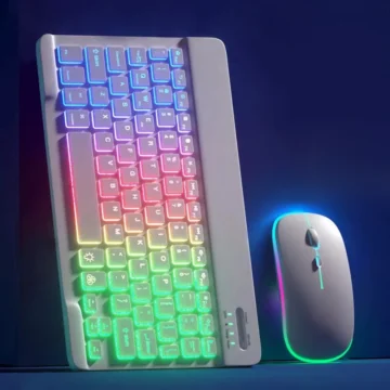 Rainbow RGB Wireless Keyboard & Mouse Set