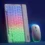 Rainbow RGB Wireless Keyboard & Mouse Set