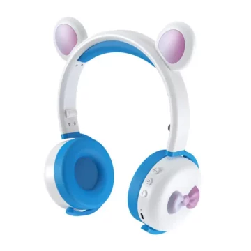 Cute Bear Bluetooth Kids Headphones LED Wireless | PricZone