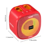 Compact RGB Mini Speaker Loud Wireless TF Support 6 | PricZone