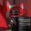 Cute Devil Kids Headphones: Wireless, Bass, TF Support