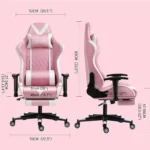 Darkecho Pink Gaming Chair Ergonomic with Massage 5 | PricZone