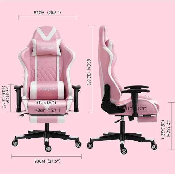 Darkecho Pink Gaming Chair Ergonomic with Massage 5 | PricZone