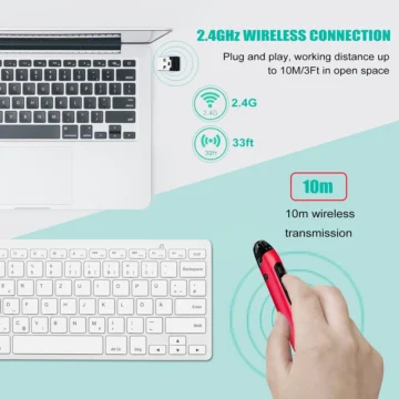 24G Illuminated Vertical Mouse Pen for PC 2 | PricZone