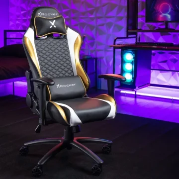 Rocker PC Chair Comfortable PU Leather Gaming Seat 2