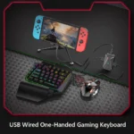 RGB One Hand Keypad Mouse Set for Consoles 2 | PricZone