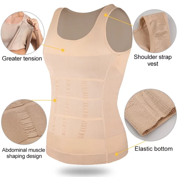 Abs Abdomen Slim Gym Sleeveless Shapewear 6 | PricZone