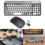 2-in-1 BT Keyboard-Mouse Set with Phone Holder