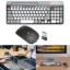 2-in-1 BT Keyboard-Mouse Set with Phone Holder