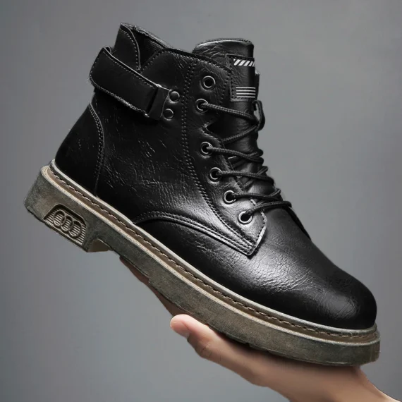 Damyuan Mens High Top Leather Boots | PricZone