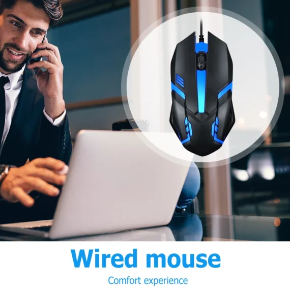 5500dpi LED Wired Business Mouse for PC 3 | PricZone