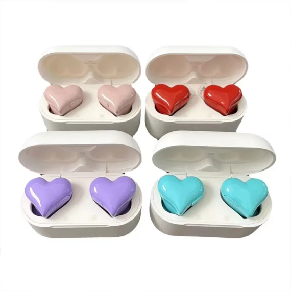 Cute Heart Shaped Bluetooth Earbuds for Girls 3 | PricZone