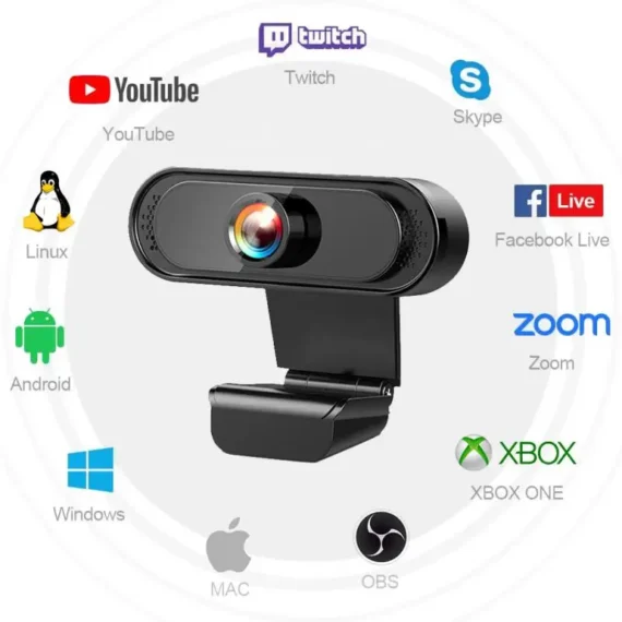 1080P USB Webcam with Noise Canceling Mic 6 | PricZone