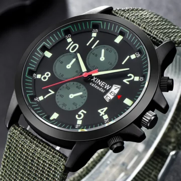 Rugged Mens Waterproof Quartz Military Watch 2