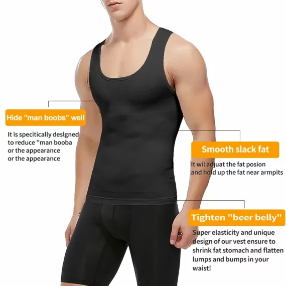 Slimming Body Shaper Abdomen Compression Undershirts 3 | PricZone