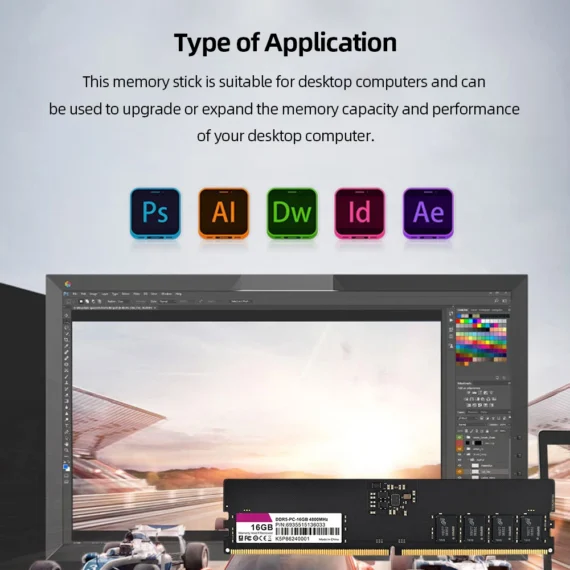 16GB DDR5 4800MHz Desktop RAM for PCs 4 | PricZone