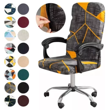 Stretch Geometry Office Chair Cover ML Sizes | PricZone