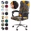 Stretch Geometry Office Chair Cover – M/L Sizes