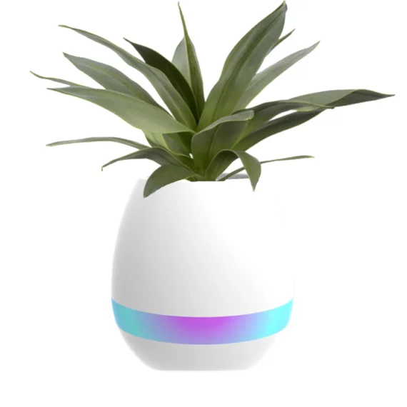 Smart LED Plant Pot Bluetooth Speaker Night Light 4 | PricZone