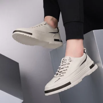 Mens Trendy Canvas Platform Sneakers   Sporty  Comfy 2 | PricZone