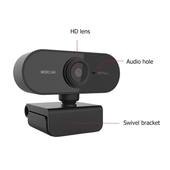 Plug and Play 1080P HD Webcam with Mic 4 | PricZone