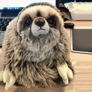 Lifelike Sloth Plush Toy for Kids Gift 2