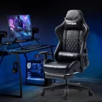 Darkecho Massage Gaming Chair with Footrest and Adjustability 2 | PricZone