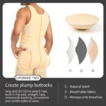 Slimming Full Body Shaper with Butt Pad Compression 4 | PricZone