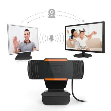 Full HD 1080P USB Webcam with Mic for PC