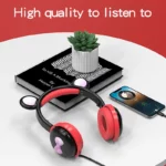 Cute Bear Bluetooth Kids Headphones LED Wireless 2 | PricZone