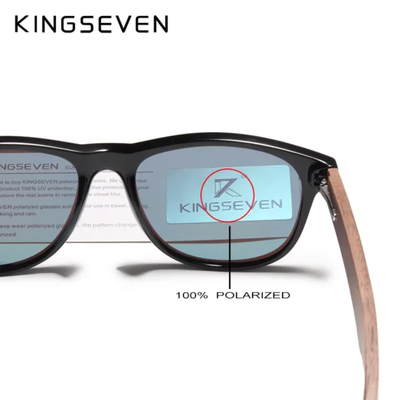 2023 KINGSEVEN Polarized Wooden Sunglasses UV400 4 | PricZone