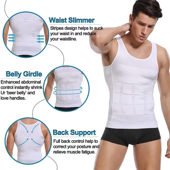 Abs Abdomen Slim Gym Sleeveless Shapewear 3 | PricZone