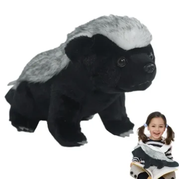 Adorable Honey Badger Plush Toy - Soft, Cuddly & Fun