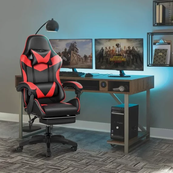 Adjustable Ergonomic Gaming Chair Swivel Recline 6 | PricZone