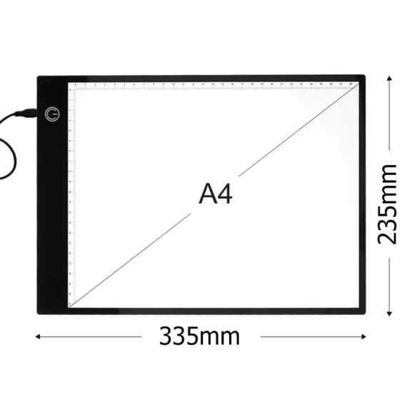 A4 LED Light Box Tracing Drawing Pad 4 | PricZone