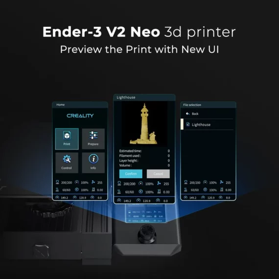 Creality Ender 3 V2 NEO Upgraded 3D Printer 6 | PricZone