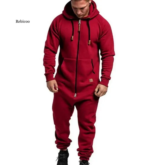 Hooded Mens Winter Onesie Pajamas 6 | PricZone