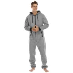 Hooded Mens Winter Warm Jumpsuit Pajama 3 | PricZone