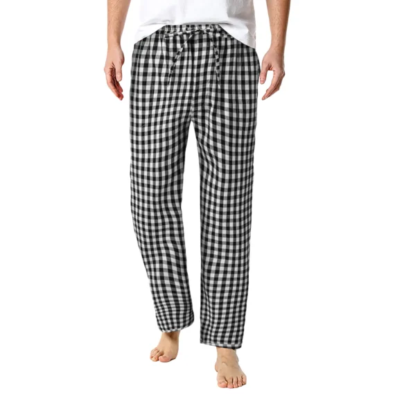 Plaid Mens Fashion Pajama Pants Casual Outdoor 2 | PricZone