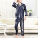 Mens Printed Winter Pajamas Set Cozy Light 2 | PricZone