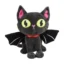 Halloween Black Bat-Cat Plushie 24cm – Kids’ Gift