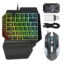 RGB One-Hand Keypad & Mouse Set for Consoles