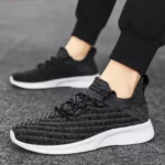 Lightweight Mens Sneakers Comfy Knit Vulcanized 2 | PricZone