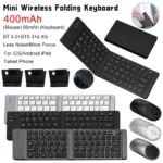 Foldable BT Keyboard Mouse for Tablets | PricZone