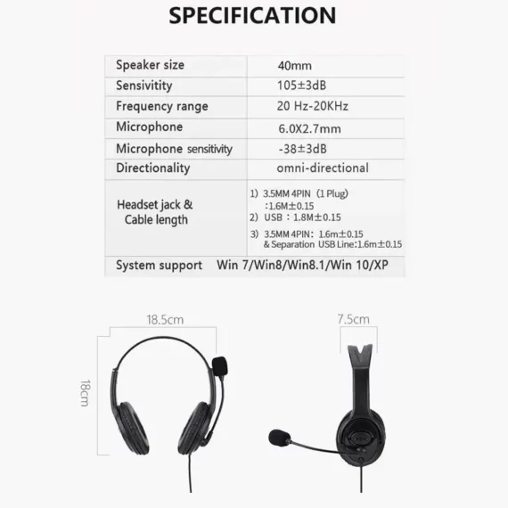 Zoom Ready Noise Canceling Headset for Office and Home 3 | PricZone