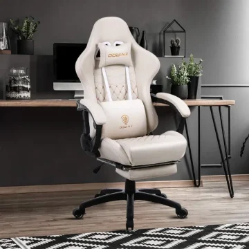 Dowinx Gaming Chair Massage Vintage Style | PricZone