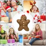 Cute Gingerbread Man Plush Pillow for Christmas 5 | PricZone