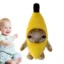 Banana Cat Plush Toy: Cute Crying Face, Soft & Funny