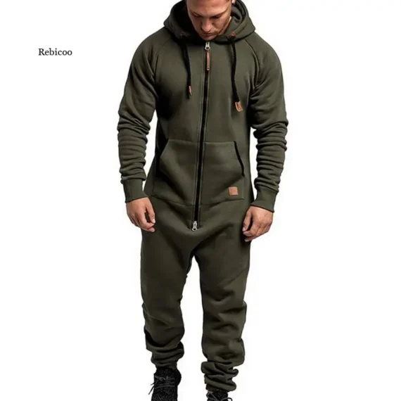 Hooded Mens Winter Onesie Pajamas 4 | PricZone