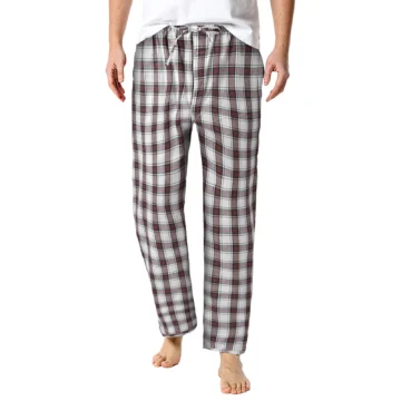 Plaid Men's Fashion Pajama Pants - Casual & Outdoor